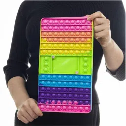 Rainbow Dice Pop It Board Game – Sensory Toy for Focus-11