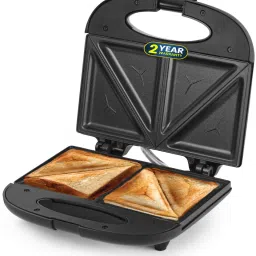 Smart Toast Electric Sandwich Maker with Non-Stick Die Cast Aluminium Plates Toast-28