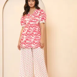 jaipuri bunaai Top Pant Co-ords Set-picture-8