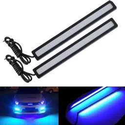 BLUE DRL 17 CM LED STRIP LED LIGHT SET OF 2 FOR BIKES , CARS Car Fancy Lights-24
