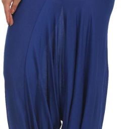 Solid Cotton Viscose Blend Women Harem Pants-image-21