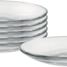 Pack of 6 Glass Glass saucer glass plate for multifuctional kitchen use-image-57