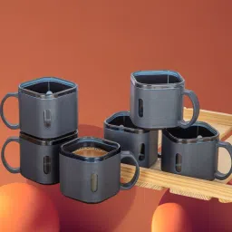 Pack of 6 Plastic Heavy Duty Mug for Juice & Hot Beverages-image-61