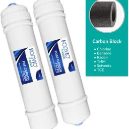 konvio neer Pre Carbon Filter, Sediment Filter, Post Carbon Filter and Elbow, Inline Filter Set for All RO Water Purifier Media Wire Connector image 4