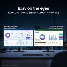 SAMSUNG Essential Series S4 68.58 cm (27 inch) Full HD LED Backlit IPS Panel with Display Port, HDMI, USB Hub, USB-B Upstream Port, Height Adjustable Stand Flat Monitor (LS27D400GAWXXL) image 3