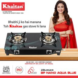 2 Burner BP-Nano Aqua Blue Digital Glass Manual Gas Stove-image-79