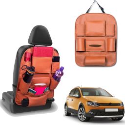 Peepsstore pack of 1 Tan,Orange colour car organizer bags for Polo Cross 2013 Car Multi Pocket-image-67