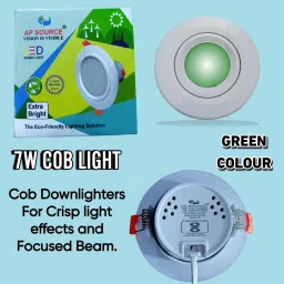 7W COB LED LIGHT GREEN PACK OF 1 Ceiling Light Ceiling Lamp-image-31