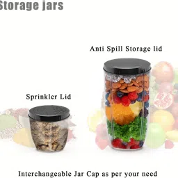 wellus Nutri Bullet Blender Polycarbonate 2 Jars Multipurpose Suitable for all brands Mixer Juicer Jar image 5