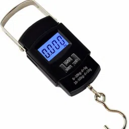 Smartonline 50 kg Hook Type Digital Led Screen Portable Luggage Weighing Scale Weighing Scale (Black) Weighing Scale-14