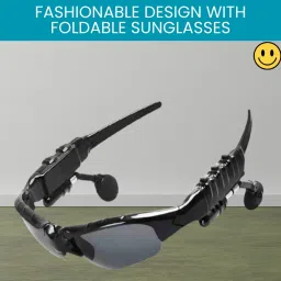 YAROH Bluetooth Sunglasses With Wireless Earphones Attached & Stereo Sound FeatureU76-image-28