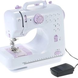 Mini 12 Stitches 2 Speed Heavy Sew Electric Handheld Quilting Embroidery Electric Sewing Machine-image-43