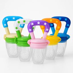 Pack Of 2 Pcs Silicone Baby Infant Fruit Feeder Dummy Pacifier Newborn Nipple - Mesh is Made of Silicone, Silicone spout, Feeder body is Made of Plastic-image-16