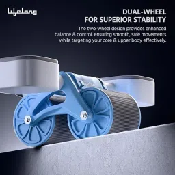 lifelong LLAR02 Ab Roller with Timer | Abdominal Exercise Fitness For Men & Women Ab Exerciser image 2