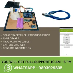 mechanic37 Solar Tracker Single Axis Engineering Project ( Android Controlled + Automatic ) Educational Electronic Hobby Kit image 4