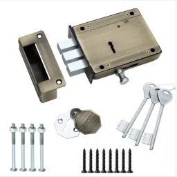 Main Door Lock with 3 Reversible Keys Deadbolt (WDL2, 5inch Square Bullet 2 in1) Lock-image-54