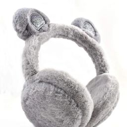 Children's Cute Design Warm Earmuffs for Cold Protection Bear Style for Girls Ear Muff-image-55