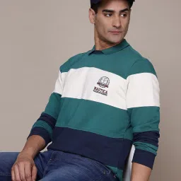 Men Full Sleeve Color Block Sweatshirt-image-55