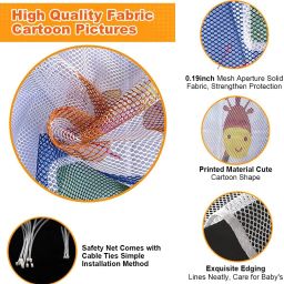 hasthip Balcony Stairway Child Safety Net Dense Mesh Protector image 4