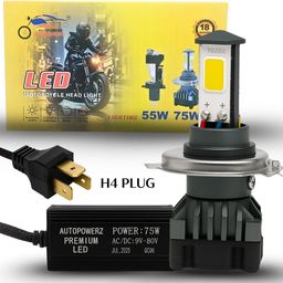 autopowerz White LED 75 Watt Headlight Bulb Headlight Car, Motorbike LED (12 V, 75 W)-picture-13