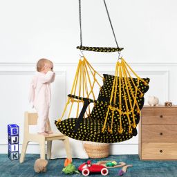 Baby Children jula 1-6 Years Old Baby with Safety Belt Swing Chair for Kids Swings-image-87