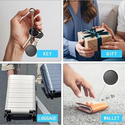 Debonair Smart Coin Finder - Apple MFi Certified Tracker, Works with iOS Devices Only, 1-Year Battery, Audible Alerts, Lost Mode, If Left Behind Notifications, Free Lanyard Included (Debonair Tag) image 5
