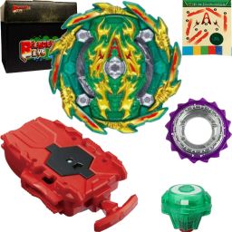 B-135 Bushin Ashura Hurricane Keep Ten + 1 way String Launcher +Toy Storage Box-image-62