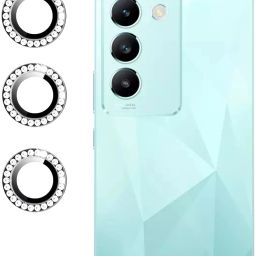 Oncraves Back Camera Lens Ring Guard Protector for vivo T3 5G Diamond Camera Ring-24