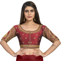 Boat Neck Women Blouse-image-28