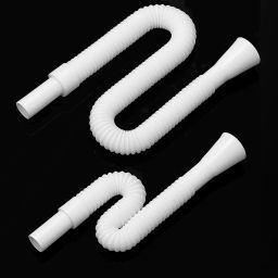 (P OF 2) PVC HOSE PIPE FOR WASH BASIN/ SINK 1.122 PVC Kitchen Pipe for Sink/ Waste/ Wash Basin Expandable & Flexible Drain Pipe Hose Pipe-image-68