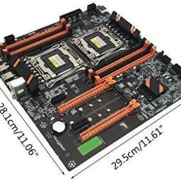 mytechvision X99 DUAL WITH 2X E5 2670 V3 LGA 2011Socket ATX Intel X99 Chipset DDR4 Motherboard for Server, Desktop, Workstation image 3