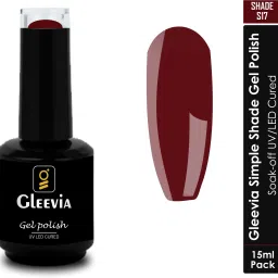 UV LED Soak-Off Simple Shade Gel Polish for Professionals 15ml Brush Cap S17 Shade S17-image-58