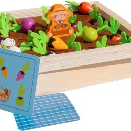 Imagination and Creativity find My Veggie Farm Game Wooden Toy-15