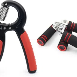 Hand Exerciser Combo of Hand Gripper with 2 Foam Hand Gripper Fitness Accessory Kit Kit-image-78