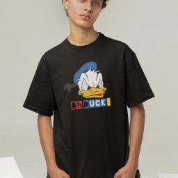 Men Printed Round Neck Cotton Blend Black T-Shirt-image-10