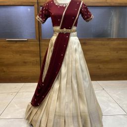 Self Design Semi Stitched Lehenga Choli-image-43