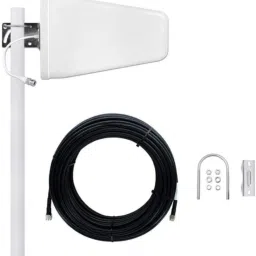Telehatch LPDA Antenna Kit, 12 dBi Gain, 20M HLF300 Cable, N Male to SMA Male Antenna Amplifier-picture-38