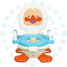 Duck Potty Training Seat with Removable Bowl and Closable Cover Potty Box-image-1