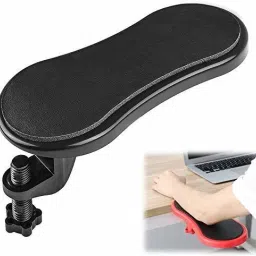 Drunna Adjustable Computer Arm Rest | Hand Shoulder Protect Armrest Pad Desk Attachable Computer Table Arm Support Mouse Pads Arm Wrist Rests plastic mouse pad Wrist Rest plastic mouse Wrist Rest Padded Memory Foam Arm Support Wrist Rest (Multicolor) Mousepad image 2