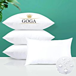 LUXURY Cotton Solid Sleeping Pillow Pack of 4-image-9