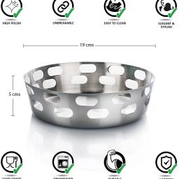 Stainless Steel Bread Basket-18