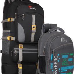 60L Rucksack & 30L Backpack Combo for Travel, Hiking, and Daily Use (Unisex) Rucksack - 60 L-image-100