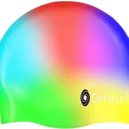 Unisex Swimming Non-Slip Highly Durable Silicon Cap - Multicolor Swimming Cap-15