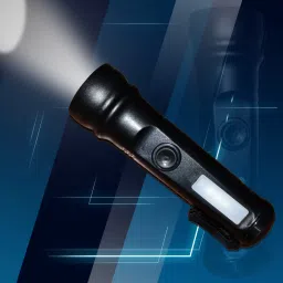 USB Rechargeable LED Torch Light with COBB Light & Multiple Light ModesT262 Torch-image-86
