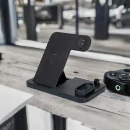 NAVDEVI 40W Best 4 in 1 Foldable Wireless Fast Charging Stand Dock Station For Apple Charging Pad-image-35
