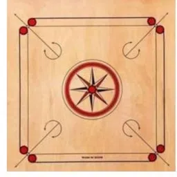 Carrom Board with Coins Striker & Boric Powder, ( Size 20 Inch) (Multicolor) 50.8 cm Carrom Board-image-29