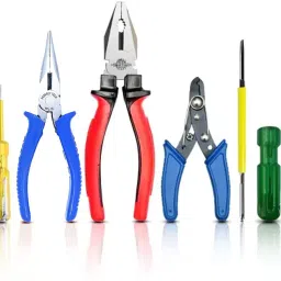 HT36 8"inch Plier with 6 Inch Nose Plier Wire Cutter Line Tester Screwdriver Lineman Plier-12