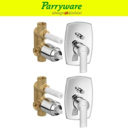 Crust concealed Diverter Body with Concealed Upper Part set of 2 pic 315 Crust Diverter with upper trim | Hot and Cold water Mixer | Complete set Diverter Faucet-image-45