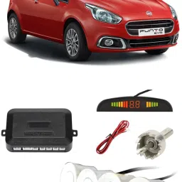YB118 Silver Car Reverse Parking Sensor with LED Display 4 Sensor Y118 Parking Sensor-image-1