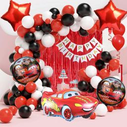 Hot Wheels Birthday Theme decoration Combo Set for Boys, Kids, Girls Birthday-image-7